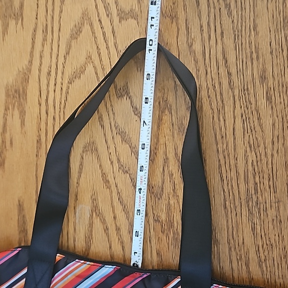 Dabney Lee Packable Travel Tote - Large capacity - black striped nylon - Picture 14 of 14